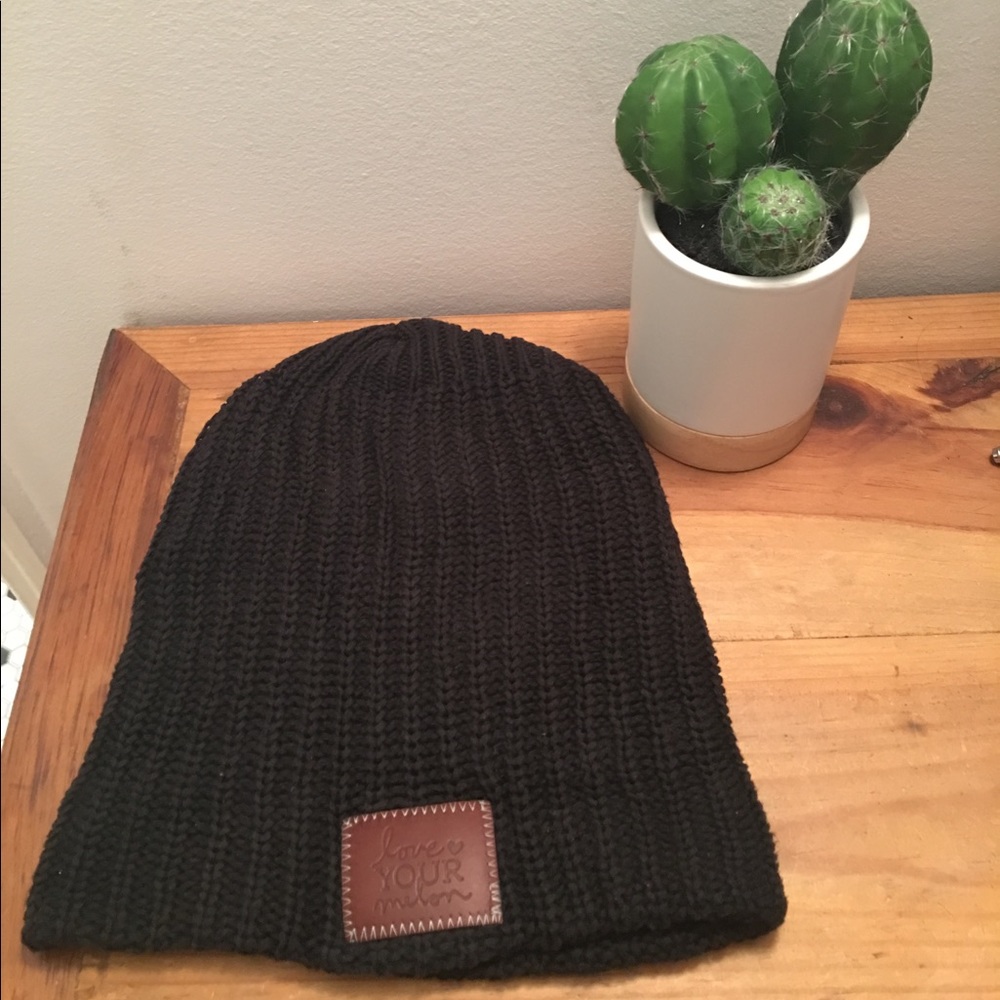 Black Love Your Melon Beanie